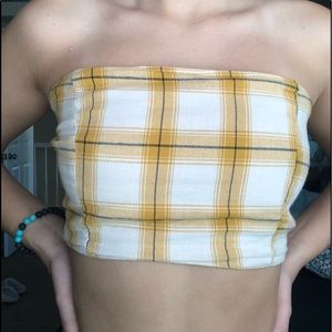 Lottie Moss tube top